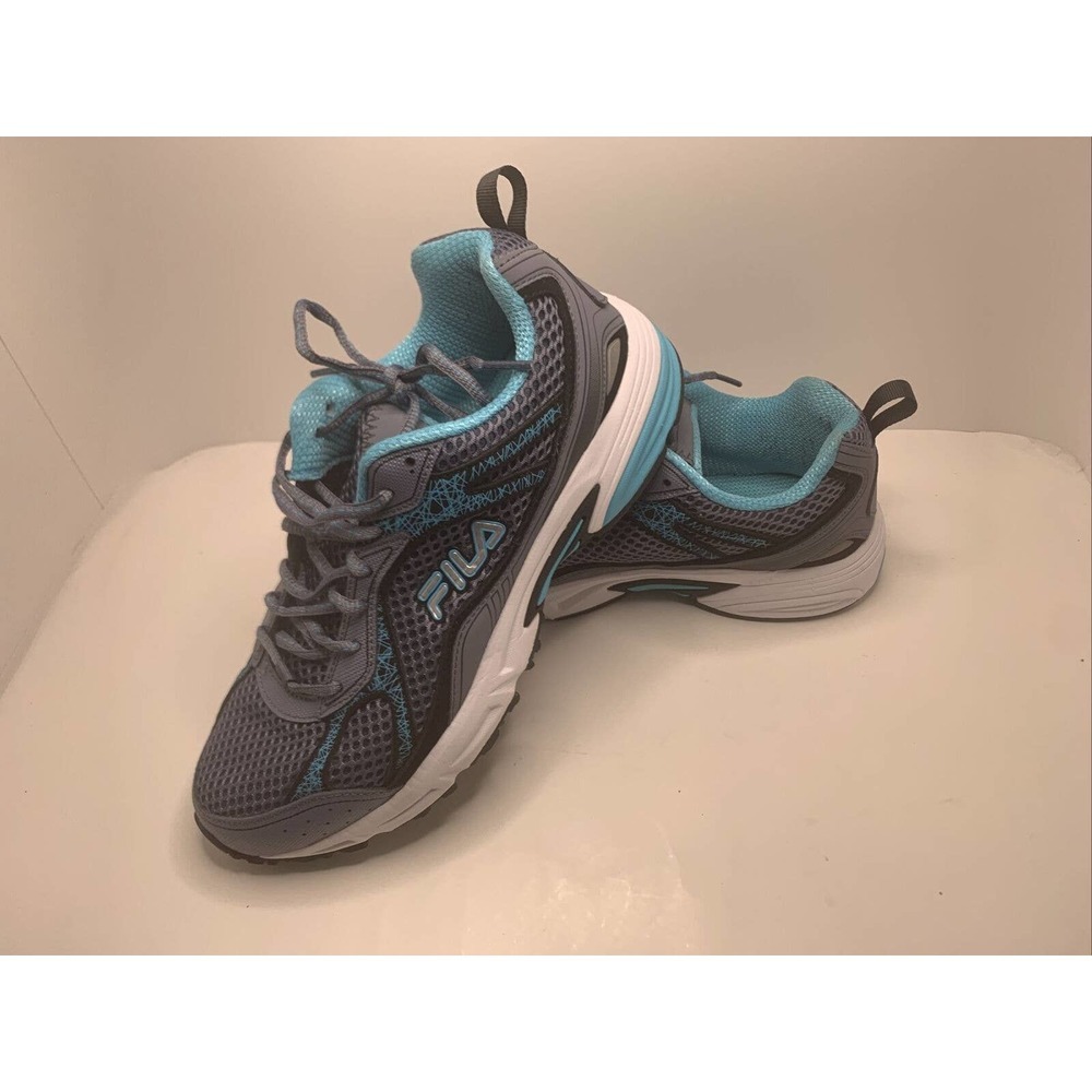 FILA Womens WINDSHIFT 15 Running Shoes Gray Teal sz 11 Gym exercise - Picture 1 of 4